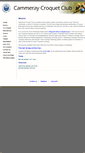 Mobile Screenshot of cammeray-croquet.org.au
